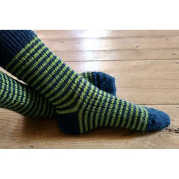 Chaussettes Mohair Rayées